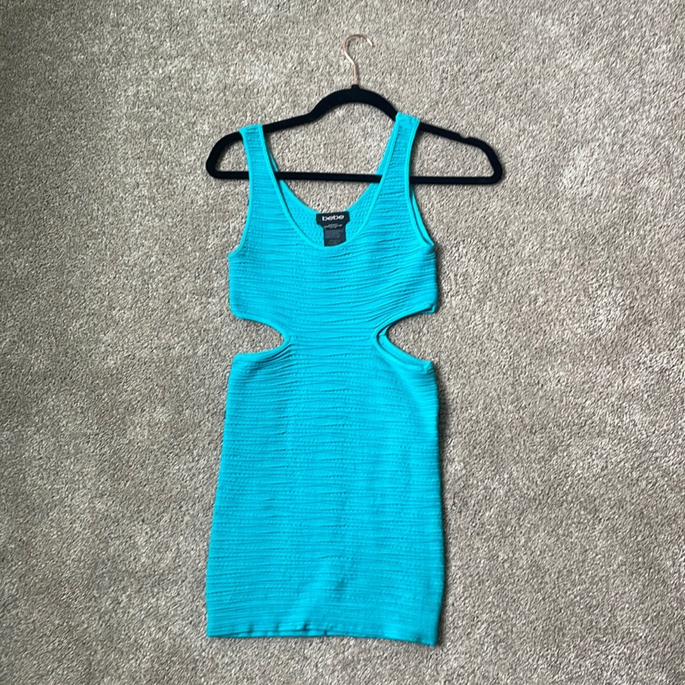 Bebe teal dress